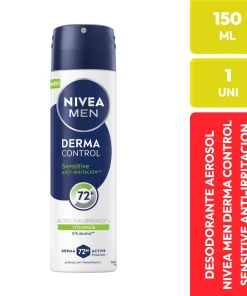 Nivea Men Derma Control Sensitive Anti-Irritación Desodorante Aerosol 150ml
