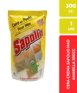 Sapolio Cera en Pasta Amarillo 300 CC
