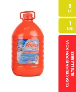 LLABRES Cera Acrílica Roja Bidón 5 LTS
