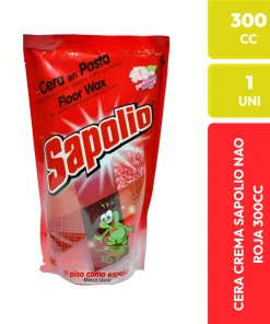Sapolio Cera en Pasta Roja 300 CC - Comercial Elías