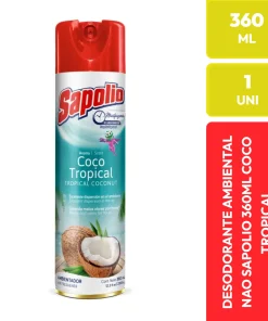 Sapolio Desodorante Ambiental Coco Tropical 360ml