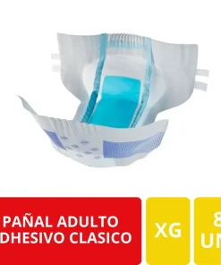 Pañal Adulto Adhesivo Clásico Talla XG 8 Unidades