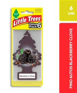 Little Trees Pino Aromático Autos Blackberry Clove Pack 6 Unidades
