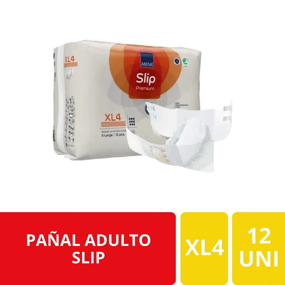 Abena Slip Premium Pañal Adulto Talla XL4 12 Unidades