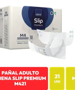 Abena Pañal Adulto Slip Premium M4 Mediano 21 Unidades
