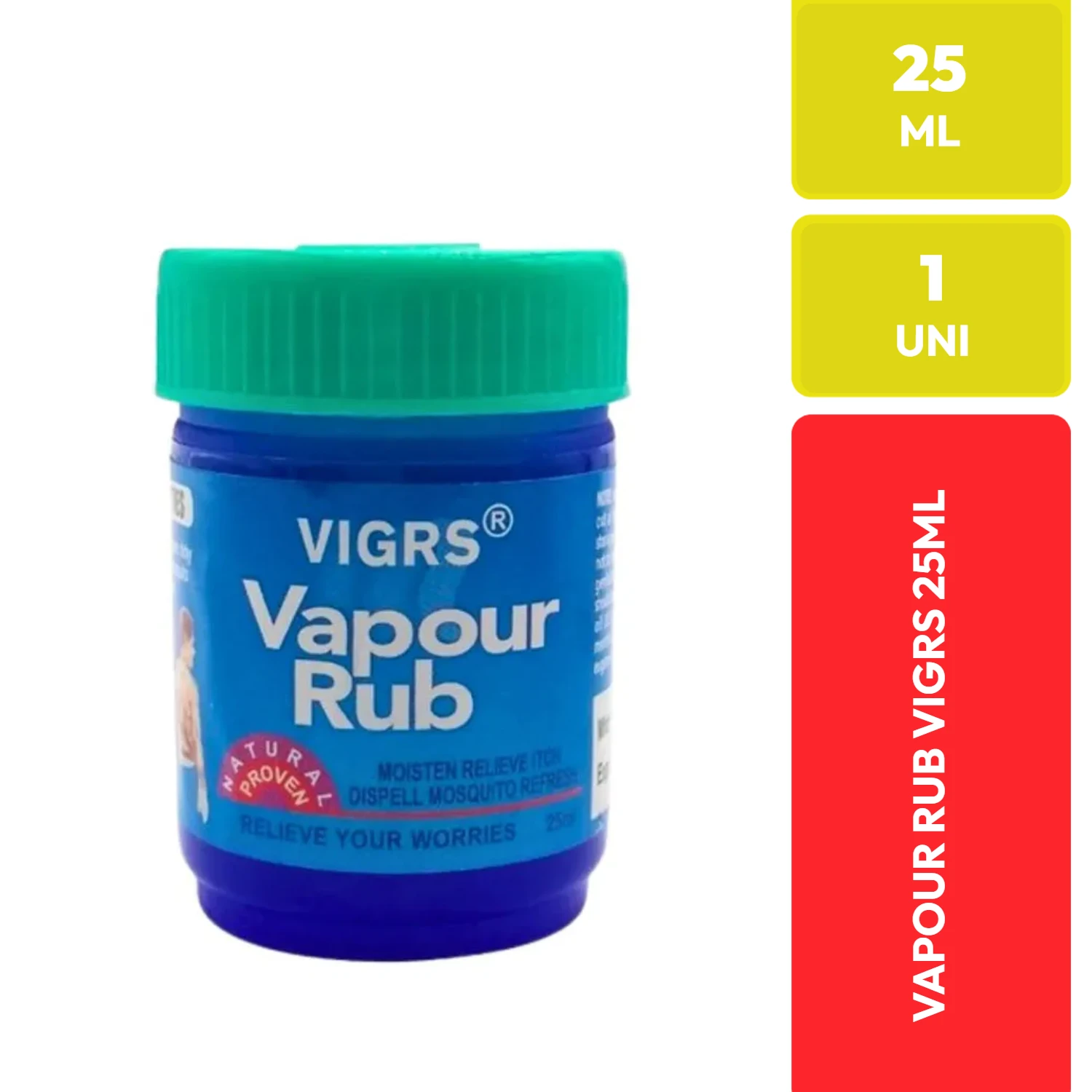 VIGRS Vapour Rub Ungüento Tópico 25 ml