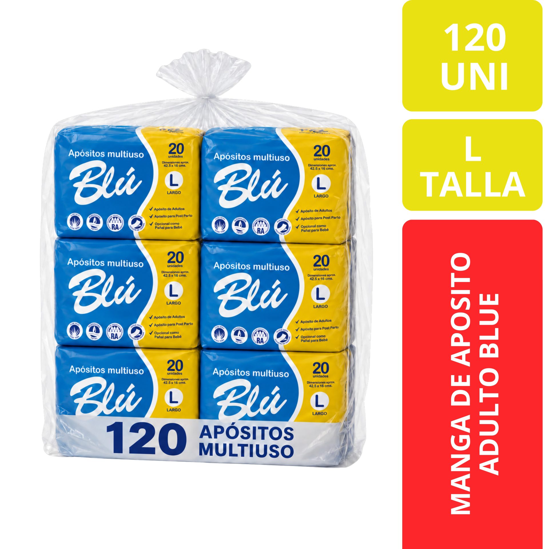 Manga de Aposito Blue *120U L - Comercial Elías