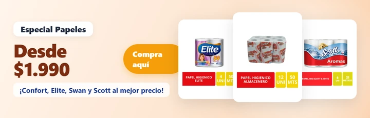 Banner Especial Papeles y Hogar - Comercial Elías